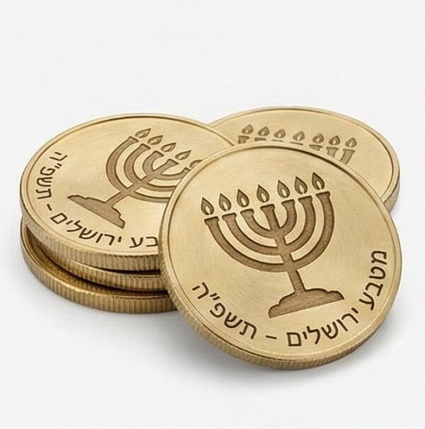 חריטה על מטבעות בלייזר